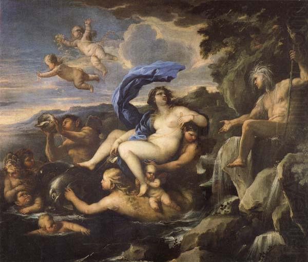 Luca Giordano he Triumph of Galatea,with Acis Transformed into a Spring china oil painting image